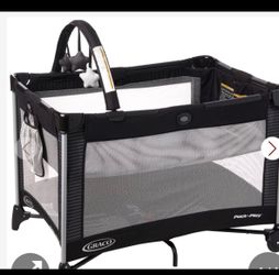 Graco® Pack ‘N Play® On The Go™ Playard, Kaden W/ Bassinet Insert Kaden  Open box item not in original box