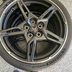 Corvette Rims And Tires Set