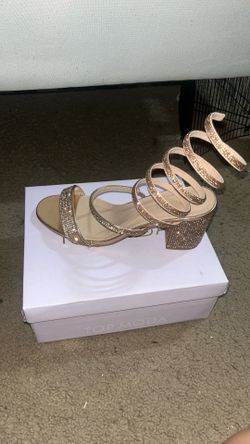 Cute rose gold heels size 7