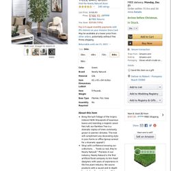 Artificial bamboo tree