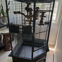 Large A&E Corner Bird Cage