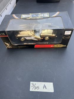1957 Chevrolet Corvette 1:18 Diecast 24K Gold Plated Millennium 2000 Series w/ Box 