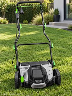 Electric lawn dethatcher and scarifier with 15.5A motor