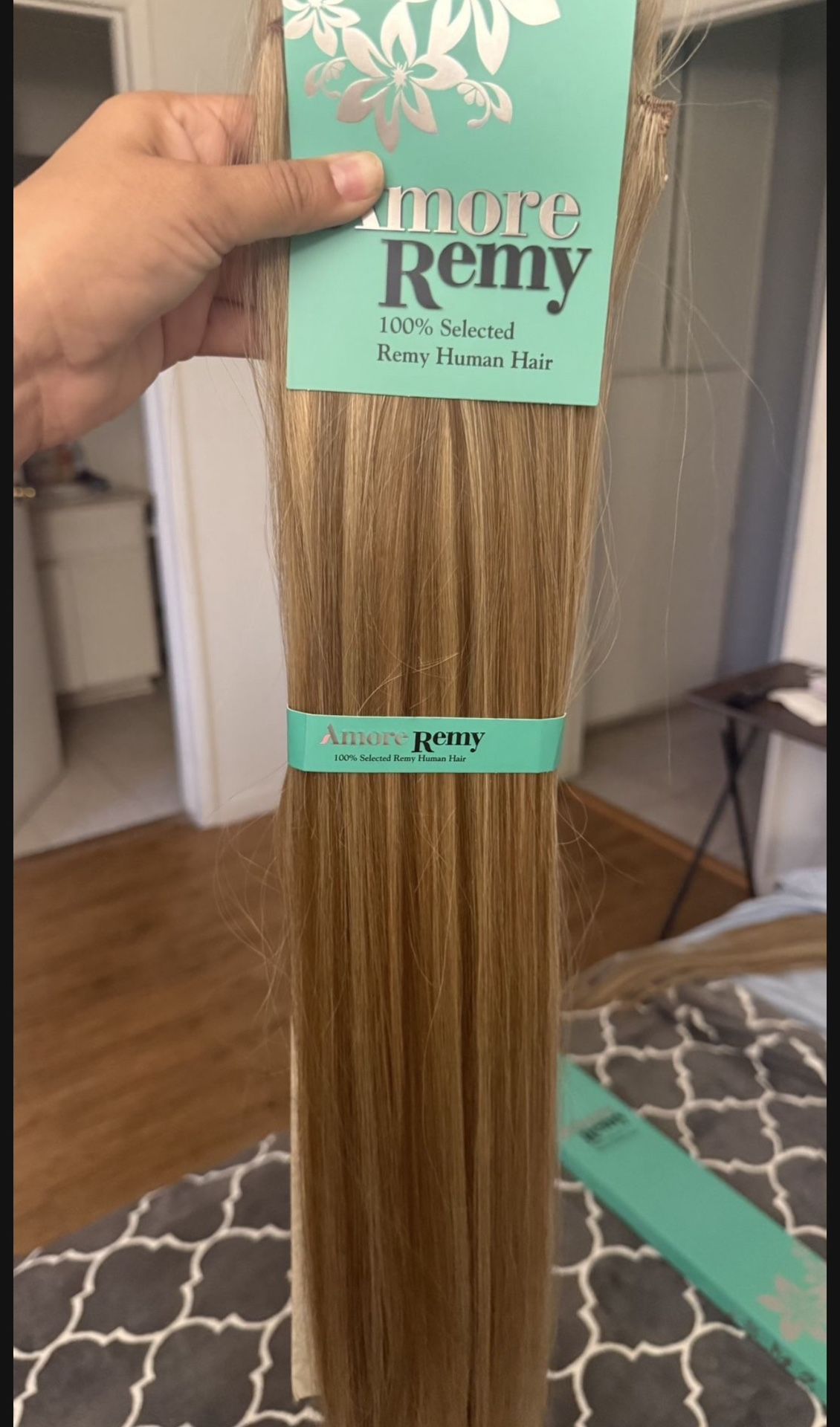 22' hair clip extensions