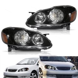 2003 2004 2005 2006 2007 2008 Toyota Corolla Headlight Assembly