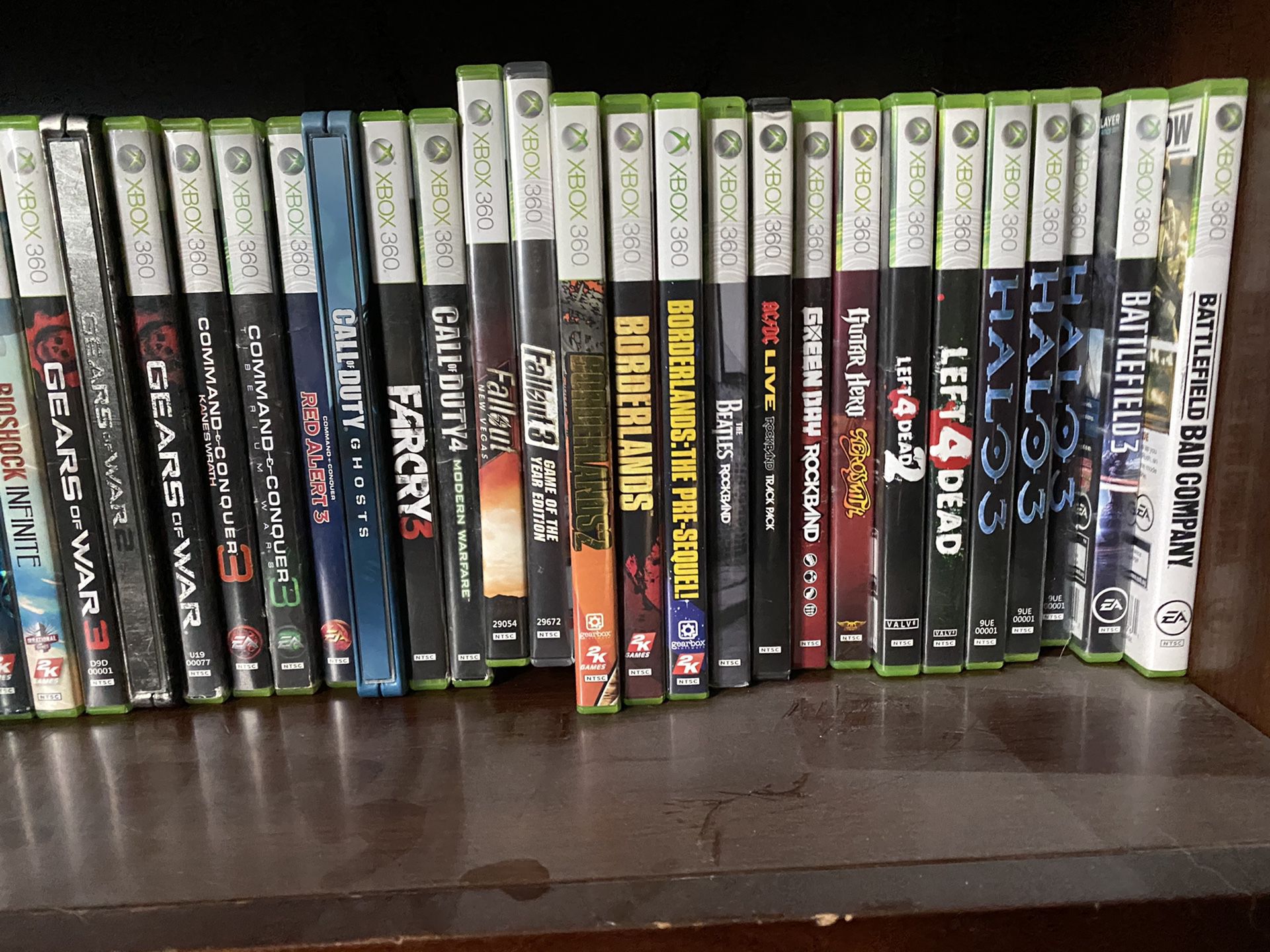 A lot of Xbox 360 games.