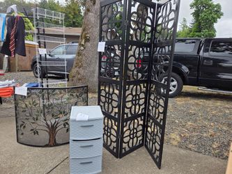 Fireplace screen