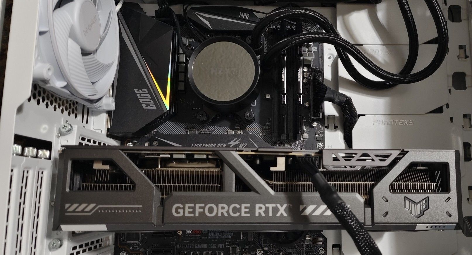 MSI MEG X570 Edge + AMD Ryzen 7 5800X3D + 32GB (2×16GB) 3600 DDR4 — MINT, Original Boxes & Accessories