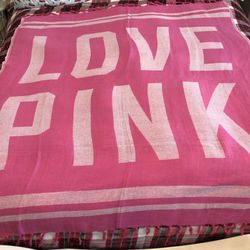 Victoria’s Secret Pink Throw Blanket 