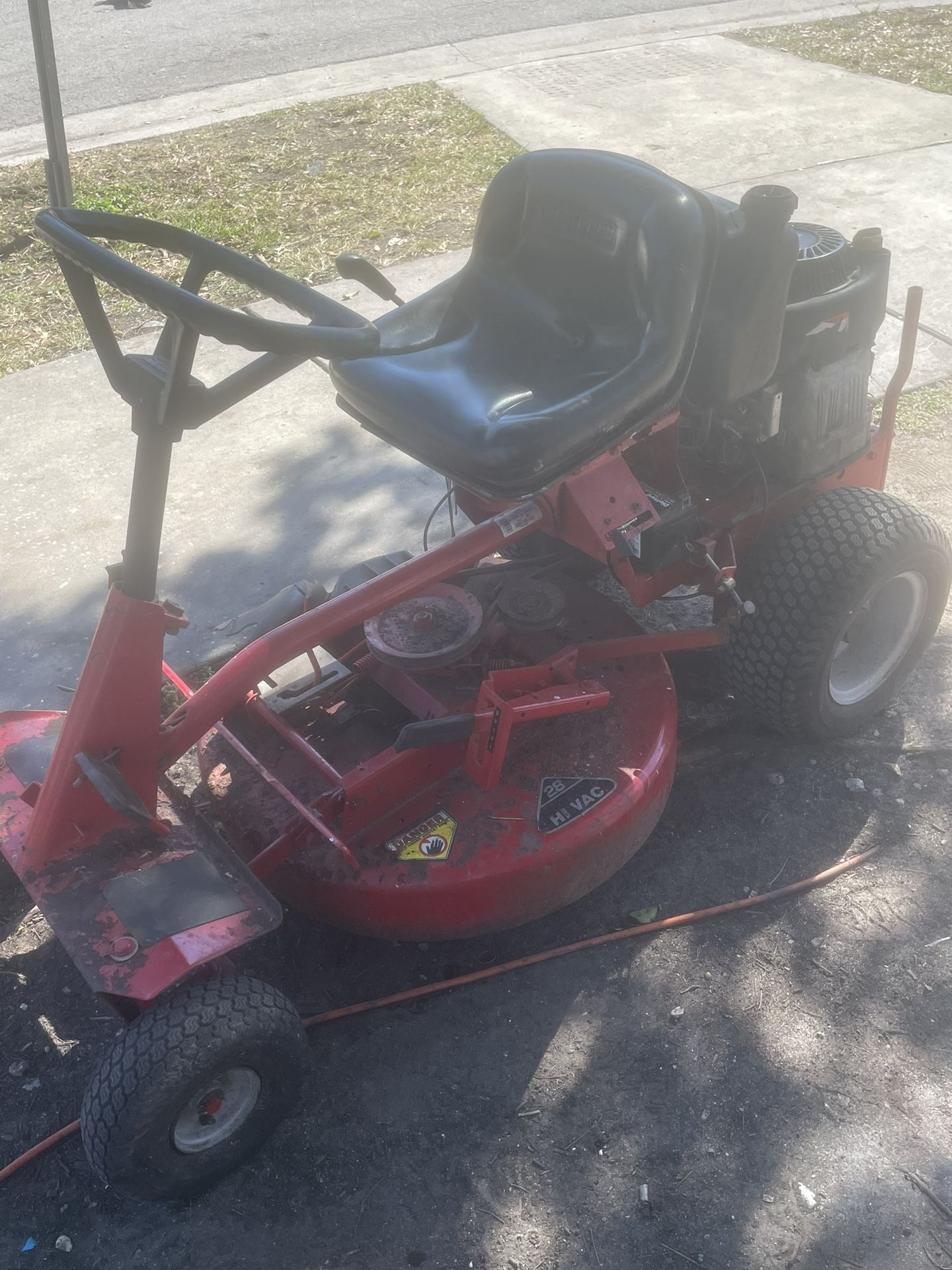 Snapper Riding Lawn Mower 12.5 HP
