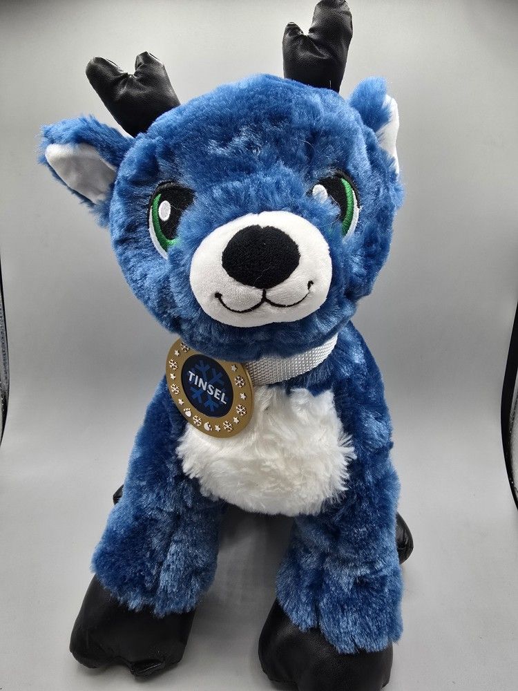 Tinsel Blue Reindeer Build-A-Bear