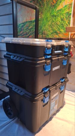 HART Stackable Rolling Tool Box Set