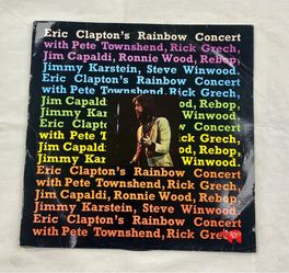 Eric Clapton’s Rainbow Concert Vinyl LP Record – RSO SPELP 23