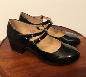 Girls Size 3 Black Mary Jane Shoes