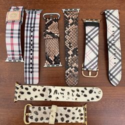 Set of 4, 40mm Apple Watch bands.