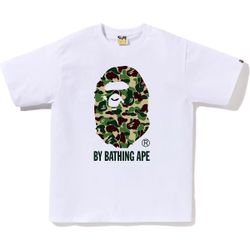 Bape Camo White  Shirt Size M