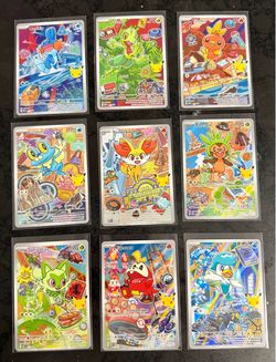 Pokemon First Partner Illustration Series 3 Complete 9 Card Promo Set 055-063