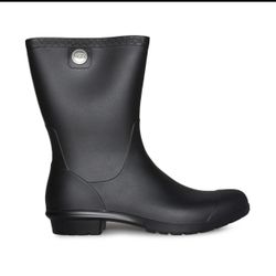 UGG SIENNA MATTE NAVY WATERPROOF RUBBER WOMEN'S BOOTS SIZE US 5 NEW