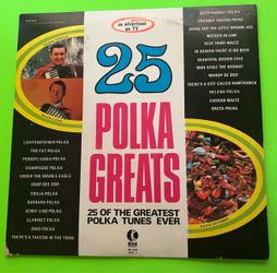K-TEL 25 Polka Greats. Record