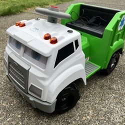 Garbage Truck Powerwheel For Toddler