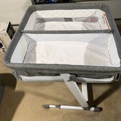 Delta Children Twin City Bedside Bassinet Sleeper