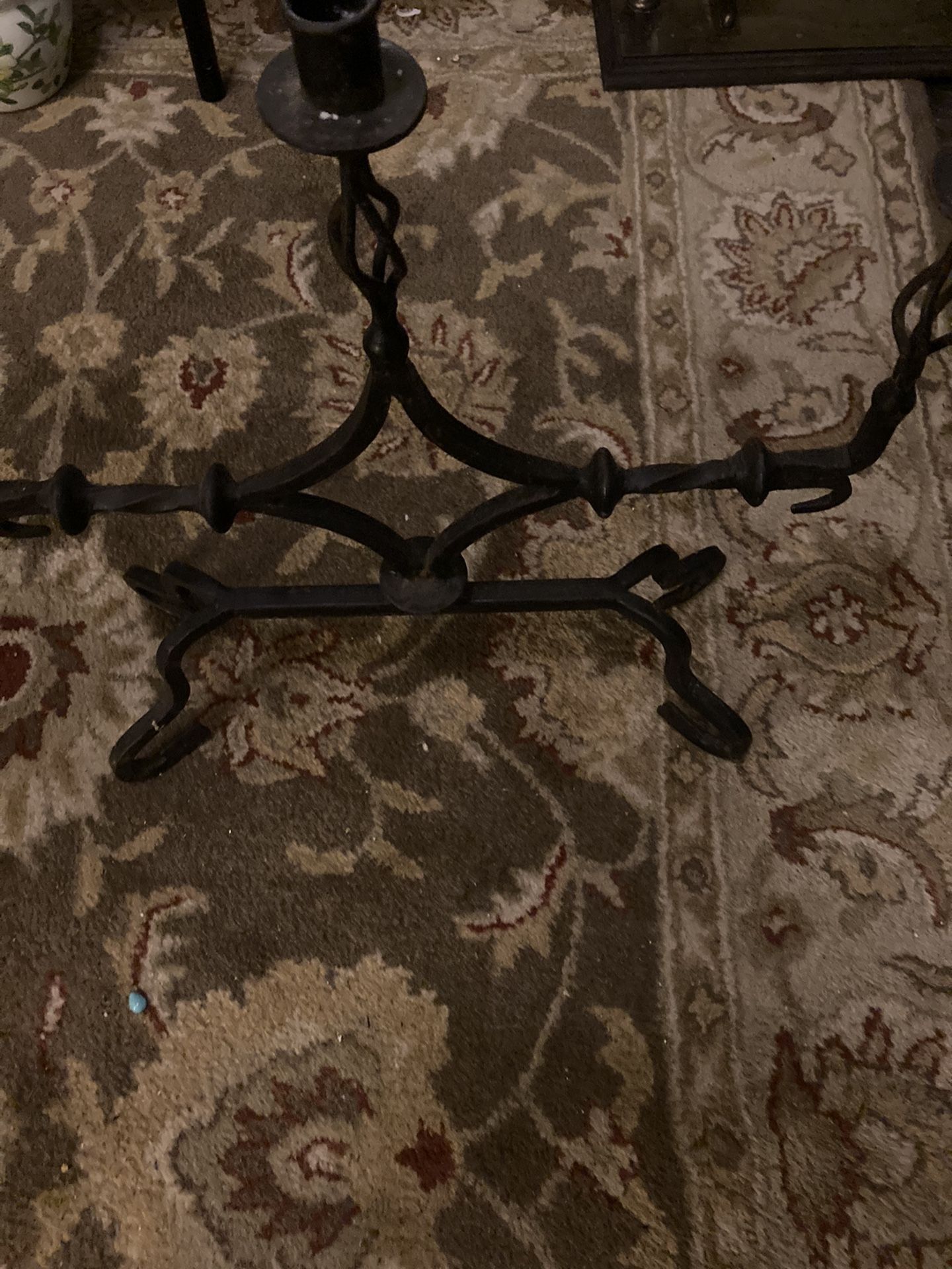 Large Hand Wrought Outside Candlelabra 1840s Era