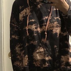 pink marble hoodie