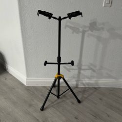 Hercules Auto-Grip Stand For 2 Guitars