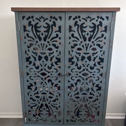 Modern and Vintage Accent Cabinet