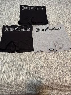 Juicy Couture Black And Gray Lounge Shorts