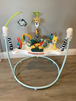 Fisher-Price Jumping Jungle Jumperoo Baby Jumper with Lights and Sound