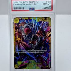 2024 One Piece Charlotte Katakuri #OP03-123 PSA 10 GEM MINT