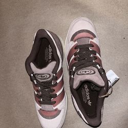 Adidas Forum2000 Brown Pink White Suede Leather Sneaker Men's US Size 12