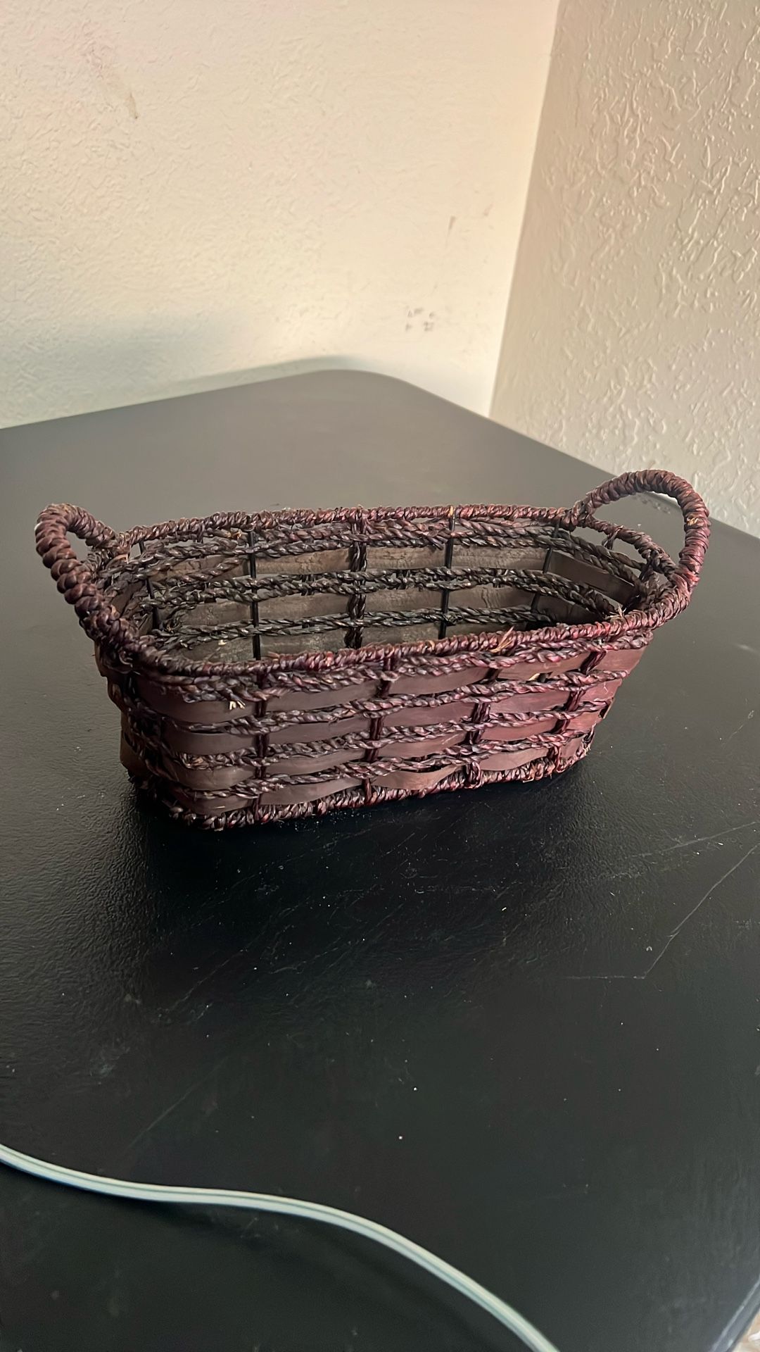 Small Rustic Woven Basket