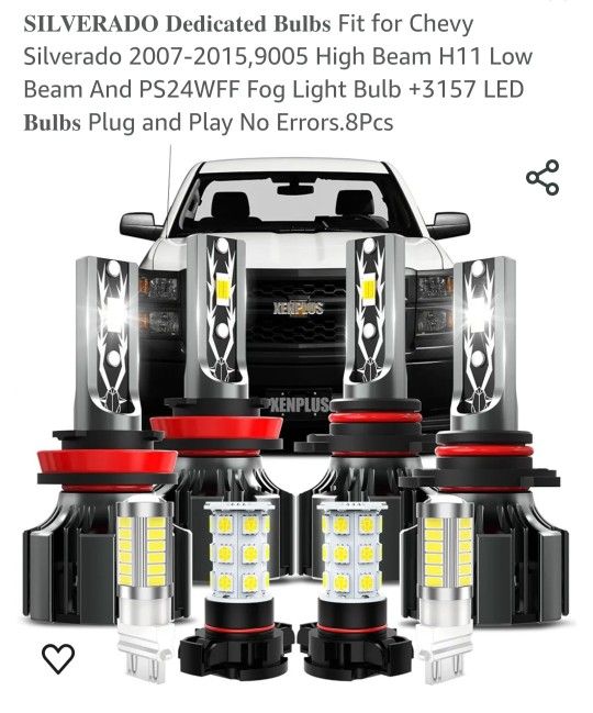 LED Light Bulbs For Chevrolet Silverado 