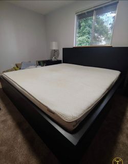FREE IKEA MALM King Bed Frame,  MOUNTING HOLES NEED TO BE FIXED BEFORE ASSEMBLY