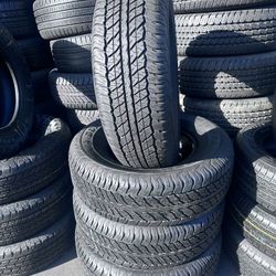 Set Of Four Used Dunlop P265/70/17 98% Tread Life | Ask For Sizes |