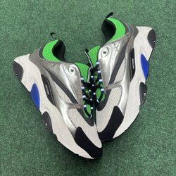 DIOR B22 GREEN SILVER SIZE 48EU 15US