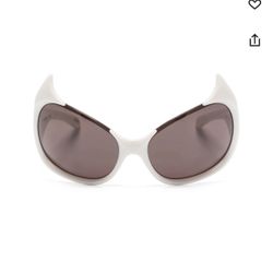 BALENCIAGA Sunglasses White 