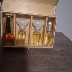 Lot 4 pcs Perfume Dazzling Gold edp Spray 0.17fl.oz 5ml By Estée Lauder Set