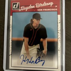 Hayden Birdsong Autographed Baseball Card 