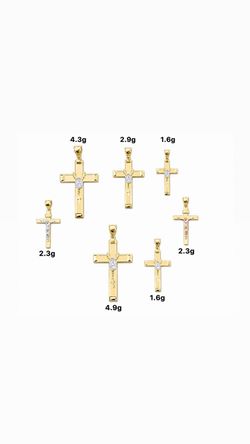 ✨ 14K GOLD CROSS PENDANT COLLECTION ✨