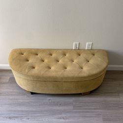 Ottoman storage bench  51x20x16 inches 