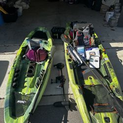 Brand New Fishing Kayaks Gear Trolling Motor Etc 