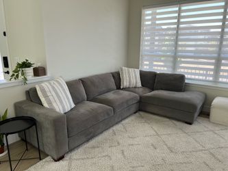 Grey L Couch