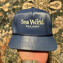 Vintage Sea World Rope Hat