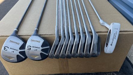 Men's Golf Clubs Spalding Molitor Midsize Irons 3-9, P | 3,5 Woods | Putter