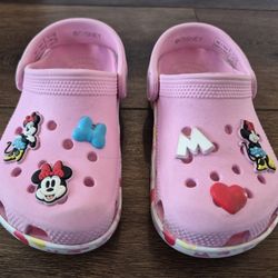 Crocs Classic Minnie Mouse Pink Kids Sz C9