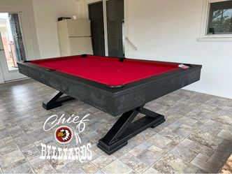7FT 8FT Pool Table - Brand New In Box - Delivery/Setup, any color felt & accessory kit included