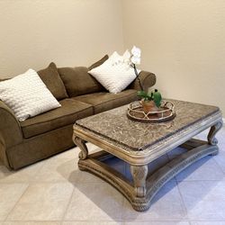 Coffee Table And sofa 